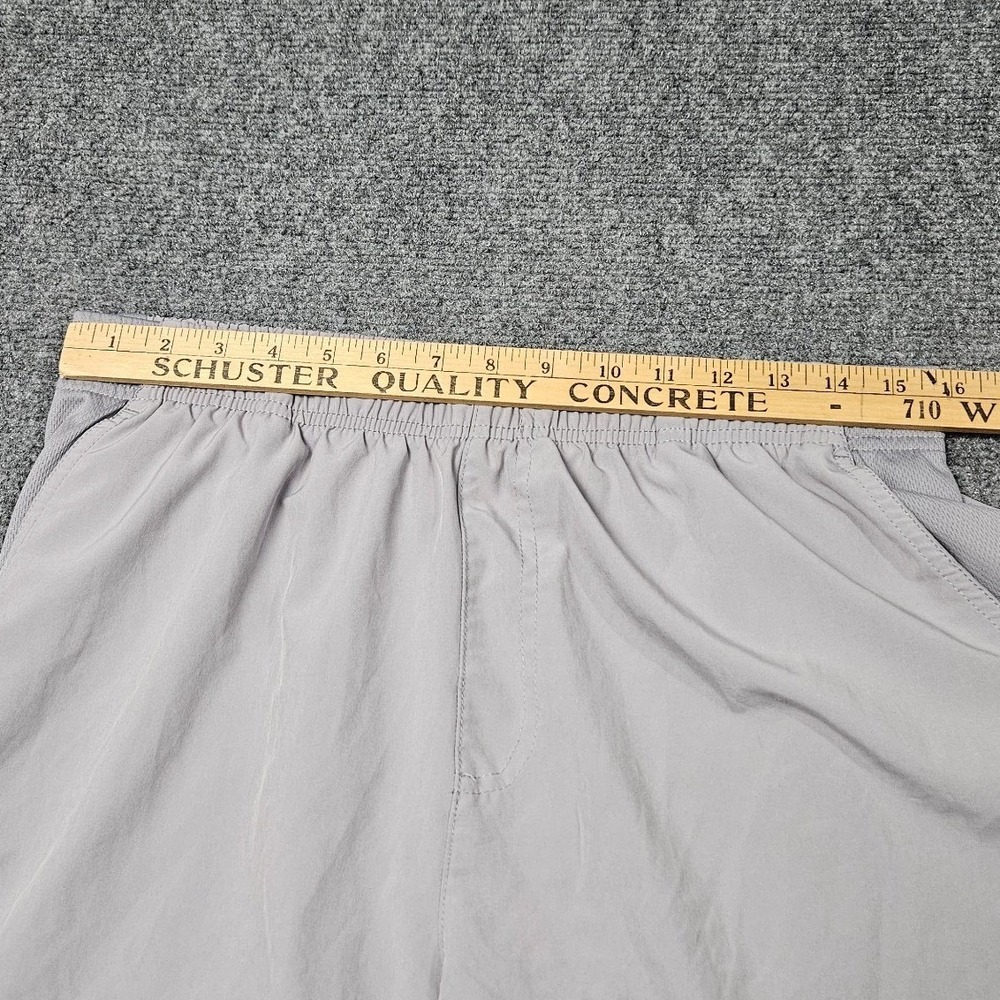 NBA Basketball Shorts Mens Large Gray Athletic Gym Performance Training Lined - Picture 6 of 7